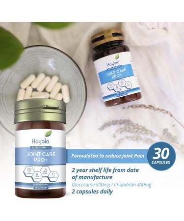 High Strength Glucosamine & Chondroitin Joint Relief Supplement | Anti-Inflammatory Formula with Vitamin C & Calcium | 30 Capsules | Made in UK - Buy Online on GoSupps.com
