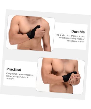 NOLITOY Sports Thumb Guard - Protective Sleeve & Wrist Brace for Right Hand | Thumb Fracture Protection & Support - Buy Online on GoSupps.com