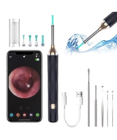 Ear Wax Removal- Ear Cleaner with Camera and Light  Wireless Ear Cleaning with 4 Earmuffs  Ear Wax Removal Tool with Built-in WiFi  Compatible with iPhone  Ipad and Android