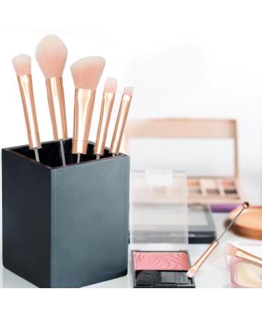 Premium Beaded Rose Gold Makeup Brush Set for Women - DIY Faux Fiber Brushes for Eyeshadow Concealer Eyebrow & Contour - Perfect Makeup Supplies - Buy Online on GoSupps.com