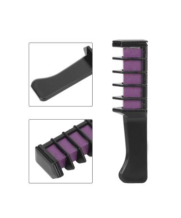 Buy Portable Temporary Hair Chalk Comb - Washable One-Way Purple Hair Color | Fast International Shipping - Buy Online on GoSupps.com
