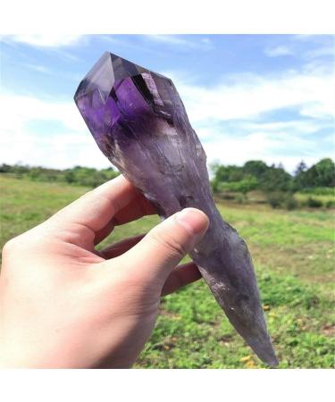 Natural Magic Natural Amethyst Quartz Cluster Crystal Rod Point Specimen Scepter Power Gemstone Crystal Cluster (Color : 400-500g) - Buy Online on GoSupps.com