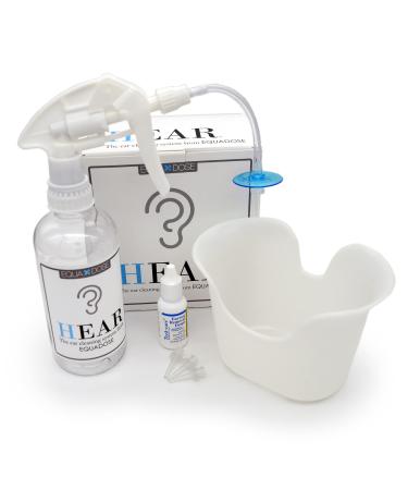 Hear Earwax Removal Kit from Equadose. Ear Wax Remover for Ear Cleaning and Irrigation.