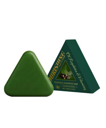 Qisjun LTD Nature Triangle Shampoo Bar Shampoo Bar for hair care and travel