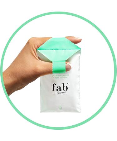 Fab Little Bag Sixer Plus Pack - 125 Sanitary Disposal Bags for Out and About | Eco-Friendly Refill Pack | 125 Count - Buy Online on GoSupps.com