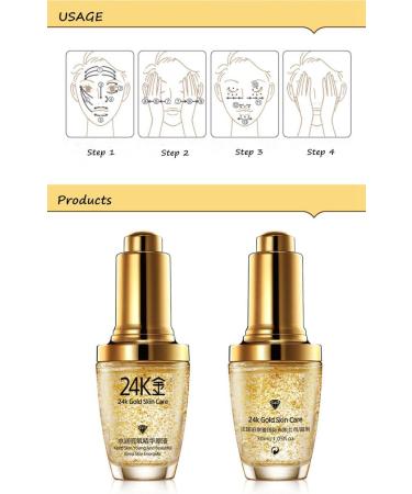 BIOAQUA 24K Gold Essence Collagen Skin Face Moisturizing Hyaluronic Acid Anti-Aging Mask Natural Extract - Buy Online on GoSupps.com