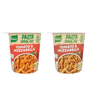 KNORR PASTA SNACK Tomato-Mozzarella sauce Delicious instant pasta finished in just 5 minutes 1 pack (1 x 72 g) (pack with 2) tomato-mozzarella sauce 72.00 g (2 pack)