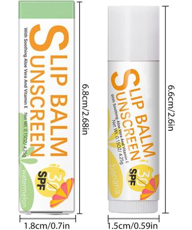 Lip Balm with Sunscreen | Hydrating Lip Sunblock for Protects | Lip Sunblock with Sun Protection Travel Size Sunscreen for Lips that Protects Soothes and Moisturizes Yemyap #3 Watermelon Flavor - Buy Online on GoSupps.com