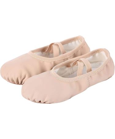 Dynadans Soft Leather Ballet Shoes - Nude, Big Kid Size 4 - Buy Online on GoSupps.com