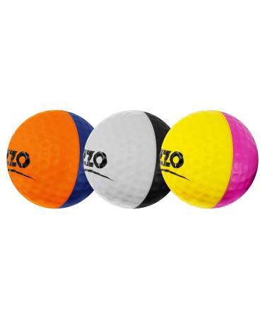 Izzo Golf Tru Spin Foam Practice Balls - with Option of shagger/Practice Set Tru Spin Practice Balls Only