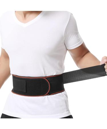 Self-Heating Waist Belt for Back Pain Relief - Thermal Magnetic Therapy Lumbar Support with Tourmaline & Gauss Magnets (Large - Buy Online on GoSupps.com
