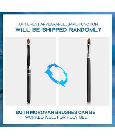 Morovan Poly Gel Slip Solution 120ml - Anti-stick Poly Nail Gel Liquid with Brush Bottle Cap - Easy DIY Extension Nail Liquid Cup - Buy Online on GoSupps.com