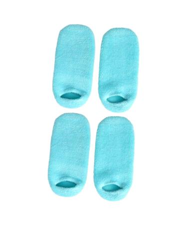 Housoutil 2 Pairs Heel Anti-Crack Socks Womens Socks Heel Sleeve Women Features Socks for Women Spa Moisture Women Socks Dry Feet Socks Comfortable Socks Lotion Socks Gel Moisturizing