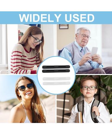 Buy Autuuuckee 10 Pairs Silicone Glasses Brackets - Non-Slip Universal for Sports & Running - Black & White - Buy Online on GoSupps.com