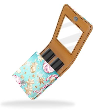 Travel Lipstick Organizer Case | Portable Makeup Bag with Mirror | Candy Cartoon Pink Y541e8azth - Shop Internationally - Buy Online on GoSupps.com