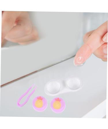 Solustre 5-Store Contact Lens Case - Travel-Friendly Container for Contact Lenses & Eye Accessories | Stylish & Functional Fruit Design - Buy Online on GoSupps.com