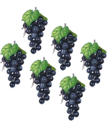 Artibetter 12 Pcs Artificial Bunch of Grapes Faux Greenery Garland Greenery Wreath Mini Decor Shop Window Decoration Lifelike Wet Grape Clusters Simulation Fake Grape Fake Grape Models Starch Blackx2pcs 10X14CMx2pcs - Buy Online on GoSupps.com
