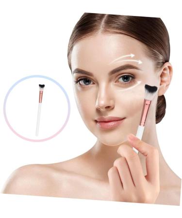 FOMIYES Fish Tail Brush Highlighter Blush Brush Makeup Brush for Nose Loose Powder Brush Makeup Tool White 18.50X1.00X1.00CM White - Buy Online on GoSupps.com
