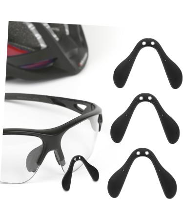Coheali Adjustable Bicycle Glasses Nose Pads - Black Replacement Cushions for Comfort & Protection - Buy Online on GoSupps.com