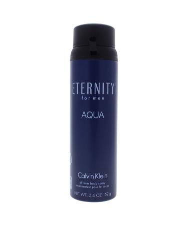 Calvin Klein ETERNITY for Men AQUA Calvin Klein ETERNITY for Men AQUA Body Spray, 5.4 Oz. 5.4 Ounce (Pack of 1)
