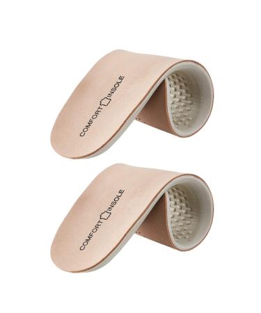 Pair Sports Insole Absorbing Shoe Insoles Men Leather Insoles Skin-Friendly Shoe Insoles Women Shoes pad Plantar Insoles Anti-Slip Shoes Miss Absorber Sheepskin Invisible As Shown 28X9.4X0.5CM