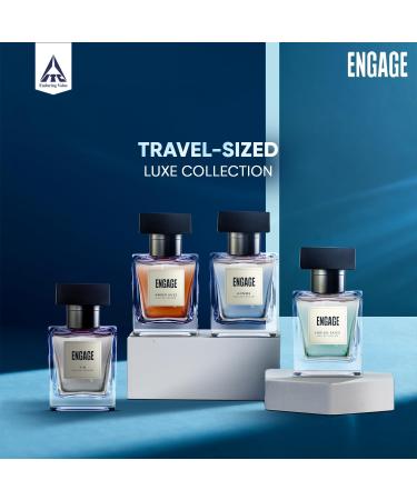 Engage' Gift Set Luxury Perfume Gifts For Men 100ml Long Lasting Smell Men Perfume Best Wedding Gift Hamper by ITC Eau De Parfum for Man Travel Sized Perfume Combo 25ml x 4 - Buy Online on GoSupps.com