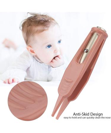 Baby Cleaning Tweezer: Infant Nose & Ear Cleaner with LED Light - Gentle Nose Navel Remover for Stuffy Nose, Nasal Tweezers - Buy Online on GoSupps.com