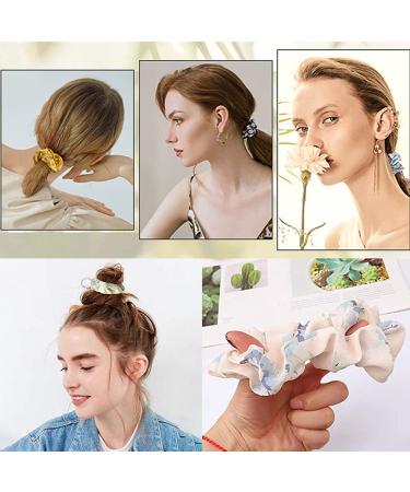 12PCS Velvet Scrunchies Hair Ties Set - Elastic Hair Bands for Women & Girls - Perfect Rubber Bands for All Hair Types - Buy Online on GoSupps.com