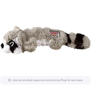 Kong Scrunch Knots Raccoon Toy for Medium & Large Dogs - Inner Knotted Ropes & Minimal Filling | 1 Pack - Buy Online on GoSupps.com