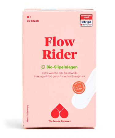 The Female Company 30x Bio-Slip deposits |Panty Liners made of 100% certified organic cotton |Skin -friendly hypoallergenic without fragrance pesticide chemicals or perfume |Made in Germany