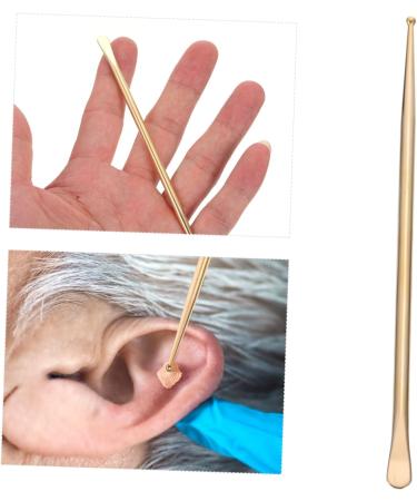 Hemoton Auricular Probe Face Massage Tools - Set of 2 Retractable Pure Copper Ear Point Pens for Body and Ear Detection - Golden, 13.3x0.6cm - Buy Online on GoSupps.com