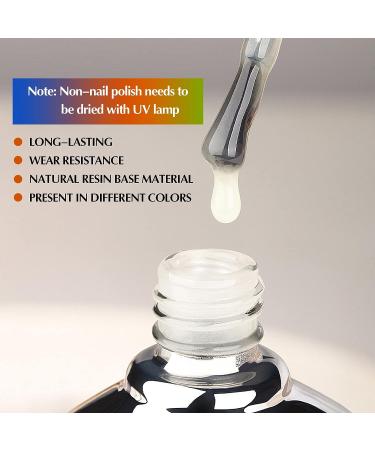 LOKFAR 2 Pcs Glow in the Dark Color Changing Neon Gel Nail Polish Set | UV LED Nail Gel Top Coat for DIY Manicure (15ml) - Buy Online on GoSupps.com