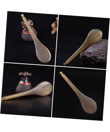 Beaupretty 2 pcs Yak Skull Gua Sha Massage Board - Facial & Body Scraping Plate Massager | Premium Ox Horn 13x3.5cm | International Shipping - Buy Online on GoSupps.com