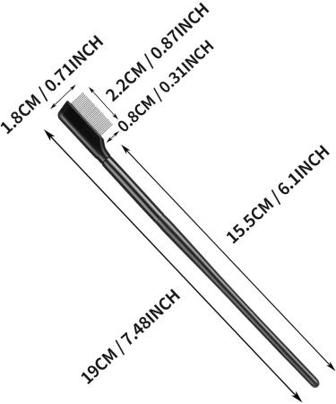 Sibba Metal Teeth Eyelash Comb Set - Acrylic Lash Separator Tool for Women & Girls Makeup - Buy Online on GoSupps.com