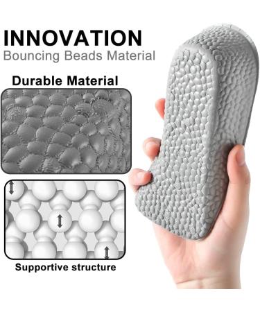 Elfzone Height Increase Insoles - 1.5-Inch - Orthopedic Heel Lifts for Men - 2 Pack Grey - Size 10-12 - Buy Online on GoSupps.com
