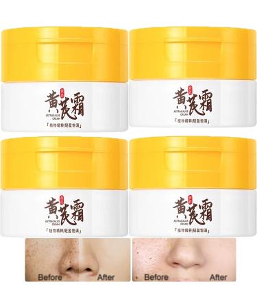 JASUBAI Set of 4 emollient creams for astragalus - 70 g - Moisturizing cream - Anti-aging to reduce and repair the face eyes neck and fine lines