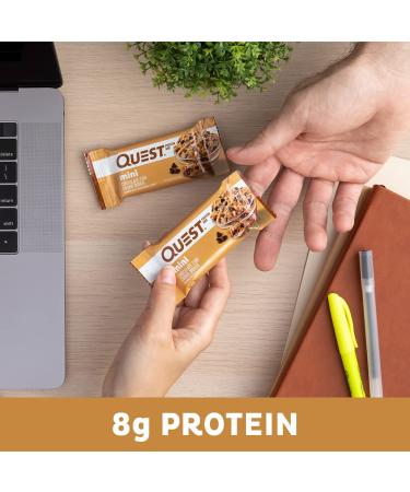 Quest Nutrition Mini Chocolate Chip Cookie Dough Protein Bars - High Protein, Low Carb, Keto Friendly - 14 Count - Buy Online on GoSupps.com