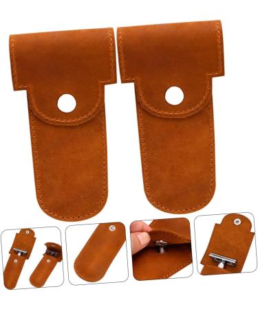 FRCOLOR 10 Pcs Razor Case Storage Bag | Travel PU Jacket for Safekeeping | International Shipping Available - Buy Online on GoSupps.com