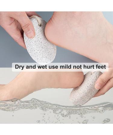 2-Piece Nature Pumice Stone & Lava Scrubber Set | Effective Dead Skin Remover for Feet & Hands - Buy Online on GoSupps.com