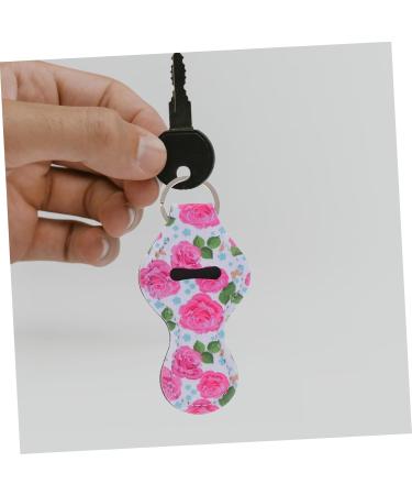  Beavorty Beavorty 20Pcs Lipstick Keychain Neoprene Lip Balm Holder Organizer Keychain Key Ring Lip Cream Cover Car Key Chain - Buy Online on GoSupps.com