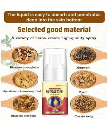 Lumbar Pain Relief Herbal Spray - 5 Pack for Back Relief & High Heel Pain | Aroma Sensations Cold Compress Spray - Buy Online on GoSupps.com