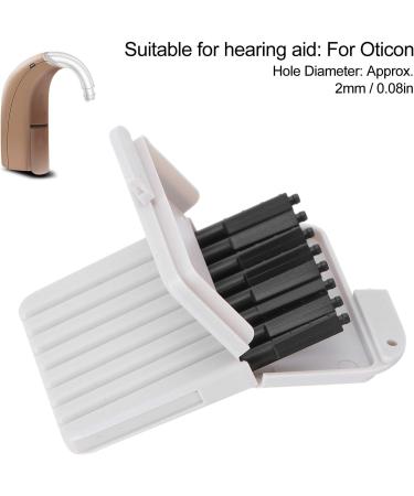 Hearing Aid Wax Guard Filters - 2mm Hole - 8 pcs/Box | Earwax Guard Accessories - Buy Online on GoSupps.com