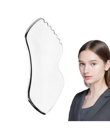 Sha Tool | Stainless Steel Sha | Sha Comb | Guasha Tool Face | Sha Scraper | Body Sha | Guasha Tool Scraper For Face Eyes Neck And Body 03#