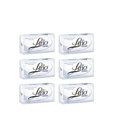 Lirio Neutro Bar Soap. Neutral Base Anti-Acne and Eczema Treatment Soap. Mild Scent No Harsh Chemicals. 5.3 Oz. Pack of 6