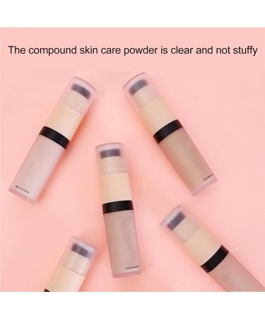Liquid Foundation Liquid Makeup Base Full Coverage Long Lasting Built-in Brush Oil Breathable Skin Care (03) - Buy Online on GoSupps.com