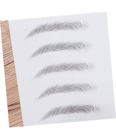 MAGICLULU 4 Pcs 3d Eyebrow Stickers Natural Eyebrow Sticker -like Artificial Eyebrow 6d Template Water Proof - Buy Online on GoSupps.com