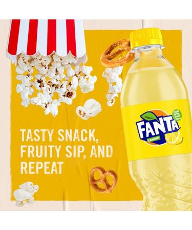 Generic 12 x Fantta Lemon 500ml - Sparkling Lemon Fruit Drink with Sugar and Sweeteners - Buy Online on GoSupps.com