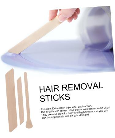 Minkissy Wax Applicator Sticks - 450 CT Hair Removal Tools Wooden Wax Strips for Cream Application - Perfect for Smooth Skin - Buy Online on GoSupps.com