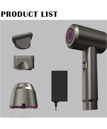 Cordless Hair Dryer Portable Travel Blow Dryer 3 Levels Airflow Adjustment Handheld Hair Dryer with Hot and Cold Air Buttons for Travel School Pet Care - Buy Online on GoSupps.com