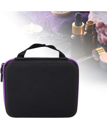 Jerliflyer Essential Oil Handbag - 30 Bottle Storage Case for Aromatherapy | Purple Essential Oil Organizer - Buy Online on GoSupps.com